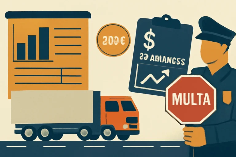 Como a tabela do piso mínimo do frete da ANTT levou a mais de R$ 354 milhões em multas em 2026, e por que as autuações cresceram 33%