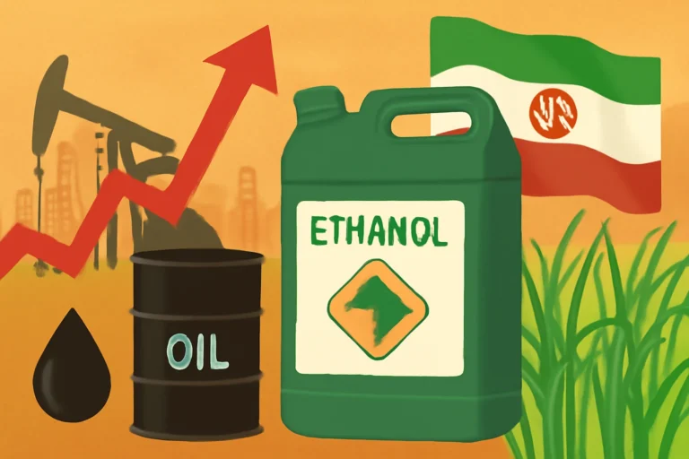 Como o etanol brasileiro contém a alta do petróleo com a guerra no Irã, protege consumidores, reduz importações e deve chegar a 30 bilhões de litros na safra