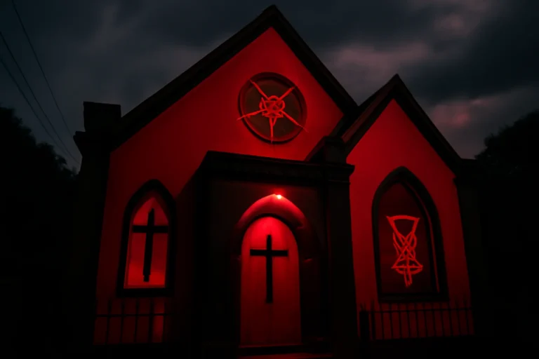 Igreja de Lúcifer no RS: primeira unidade abre em Porto Alegre na véspera da Sexta-feira Santa, com templo em preto e vermelho, símbolos e visitação restrita