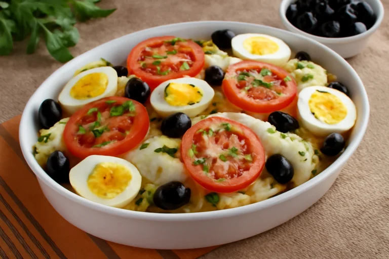 Bacalhoada falsa com polaca: receita econômica para a Páscoa, como dessalgar, montar camadas e decorar o prato sem gastar com bacalhau