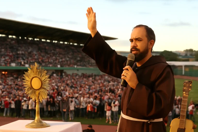 Frei Gilson em Juiz de Fora: apresentação no Estádio Municipal celebra 25 anos da Comunidade Resgate com adoração, pregação e música, ingressos já à venda