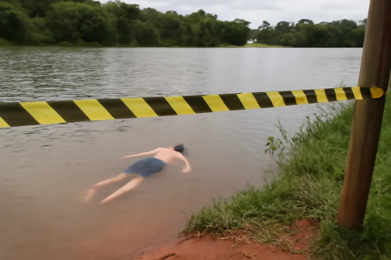 Afogamento no Parque da Matinha em Patrocínio: menino de 10 anos morre após nadar em área proibida, corpo encontrado submerso a 1,80 m e investigação segue