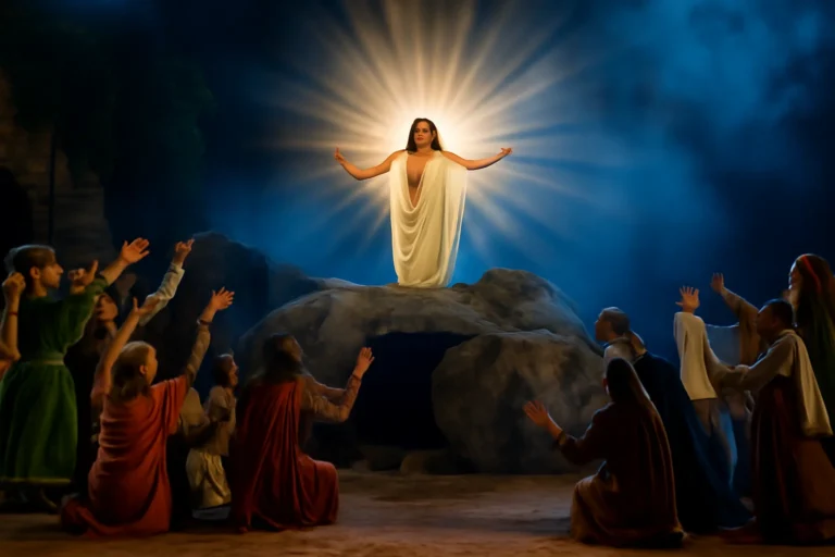 Paixão de Cristo de Cuité estreia nesta quinta com efeitos inéditos na ressurreição, elenco de 300 profissionais no Teatro Olho D’Água da Bica e ingressos a partir de R$10