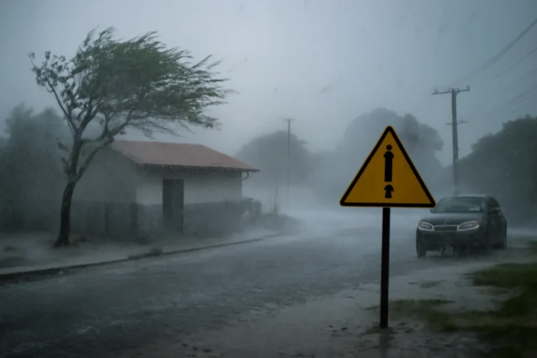 Alerta de chuvas intensas no RN: Inmet prevê até 100 mm por dia em 88 municípios, ventos de 60 a 100 km/h, perigos e medidas para a população