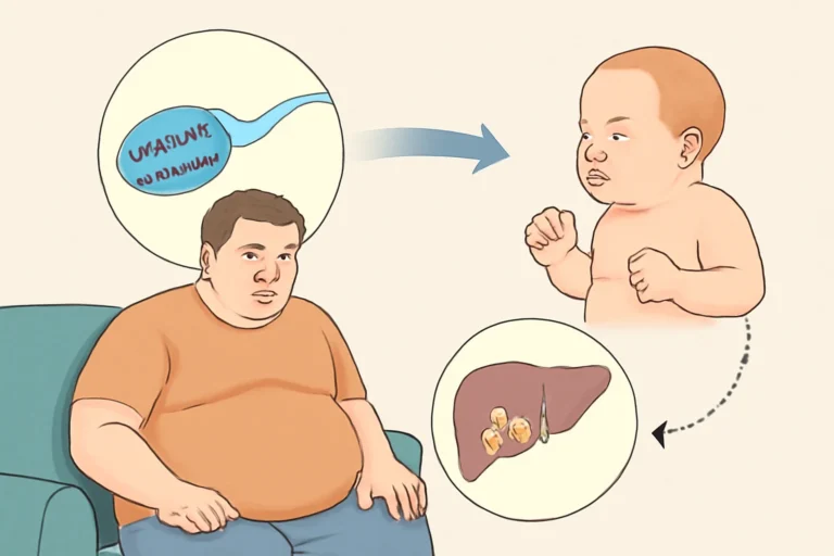 Homens com obesidade podem transmitir risco metabólico aos filhos por microRNAs no esperma, estudo revela mecanismo e possibilidade de reversão