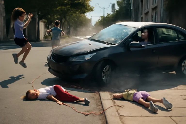 Diadema, motorista embriagado invade calçada e mata duas crianças que pulavam corda, vídeo mostra carro em alta velocidade atingindo quatro menores