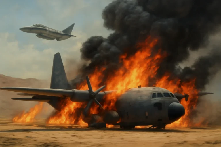 EUA destroem aviões C-130 durante resgate de piloto no Irã devido a falhas técnicas inesperadas