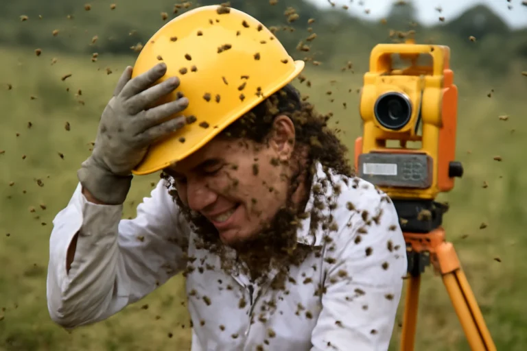 Topógrafa sofre mais de 300 picadas de abelhas europeias em Lagoa Formosa durante trabalho de campo