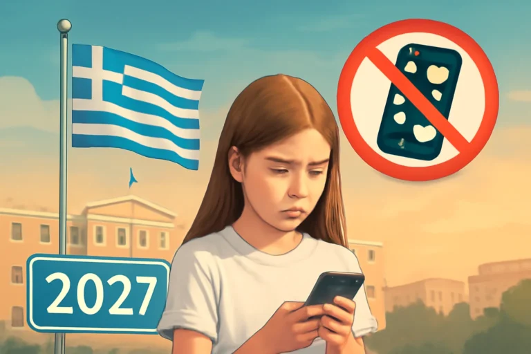 Grécia vai bloquear acesso de menores de 15 anos às redes sociais a partir de 2027 para proteger saúde mental