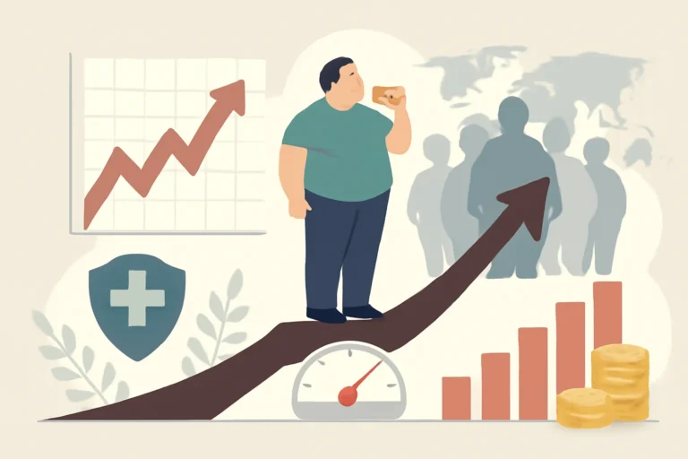 Crescimento preocupante do ganho de peso na população traz desafios para saúde pública e economia nacional