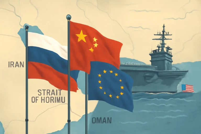 Rússia, China e União Europeia condenam bloqueio dos EUA no Estreito de Ormuz e alertam para riscos no Oriente Médio