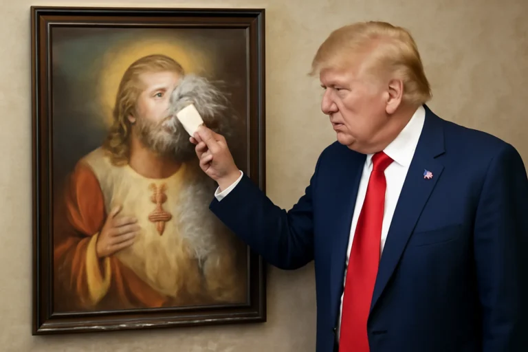 Trump apaga imagem de inteligência artificial que o retratava como Jesus após críticas de apoiadores e autoridades